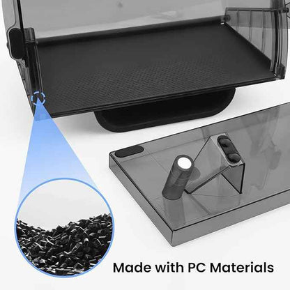 for Tesla Model Y Juniper Under Screen Storage Organizer 2025-2026/Model 3 Highland 2024-2026, Hideable Center Console Organizer Tray for Tesla Model Y Juniper Accessories, Black