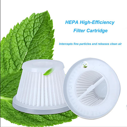 4 Pack Hepa Replacement Filters Compatible with MBNGF Car Vacuum Cordless, Model X9 ULTRA, Handheld Car Vacuum Filters Works with ZARIMI X12-ULTRA Car Vacuum