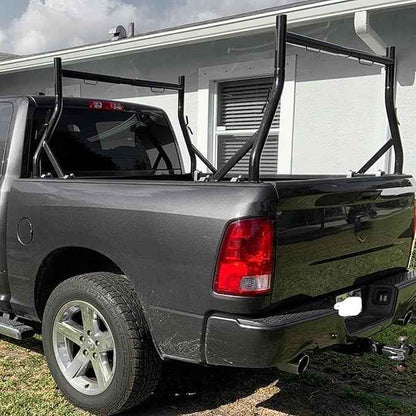 Non-Drilling Truck Rack, Heavy Duty Steel Extendable Truck Bed Ladder Rack, Fit for 52" to 71" Wide Truck Bed, 800 lb. Capacity