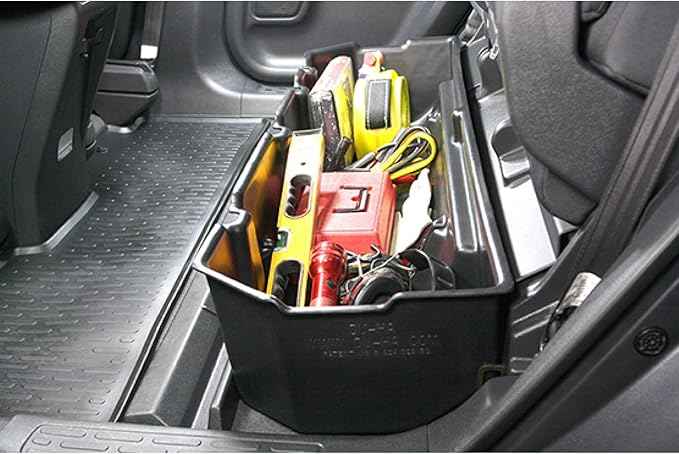DU-HA DuHa 5074 Under Seat Storage fits 2006-2014 & 2017-2026 Ridgeline | Black Heavy Duty Back Seat Organizer| Easy Installation | Seamless Integration