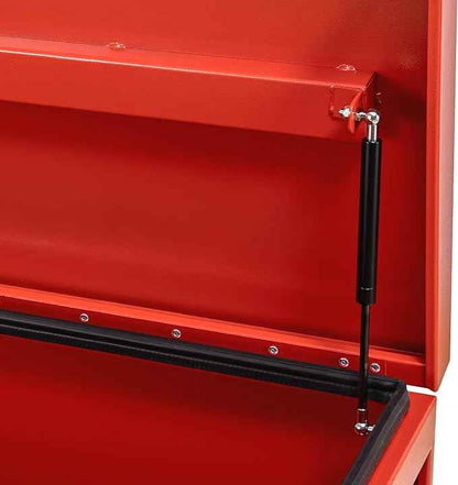 Aluminum Truck Tool Box Jobsite Storage Box Toolbox Chest Cabinet Heavy Duty Truck Bed Toolbox Gangboxes Tools Organizer Pick Up Truck Bed RV Trailer With Side Handles