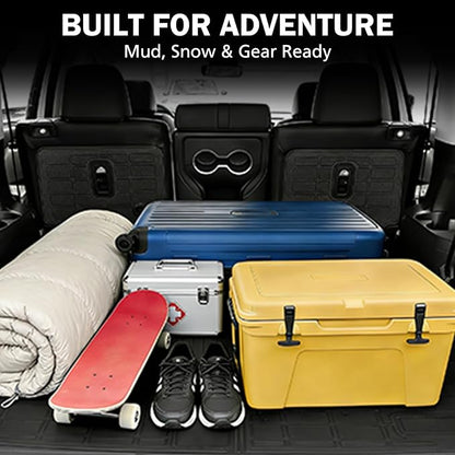 Cargo Liner for 2023-2026 Honda Pilot, Full Set Trunk Mat with Backrest Cover & 2nd Row Seat Protector, Waterproof TPE All Weather Cargo Mat, Pet & Kid Protection Accessories