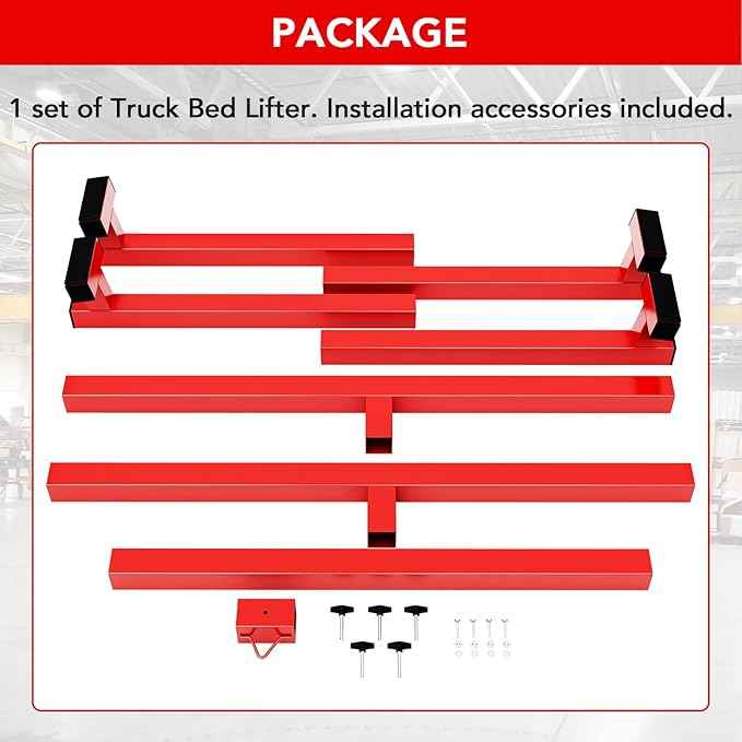 Truck Bed Lifter Box for Pickups Trucks, Heavy-Duty Truck Bed Lift Support 800 LBS Weight Capacity and Capacity Works On Beds