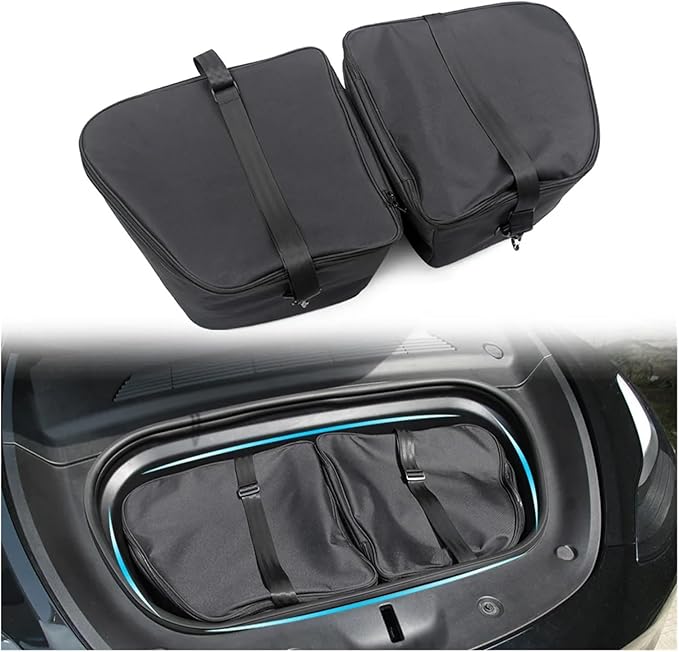 Car Front Trunk Storage Bag ForCompatible For Tesla Model 3 Model Y 2016-2022 2021 Portable Storage Box Organizer Packets(Compatible For Model 3)