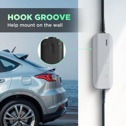 Level 1 EV Charger, 15A 110V Nema 5-15 Plug, Portable Electric Car Charger with 20FT Cable, Home Charging Station for All J1772 Electric Cars