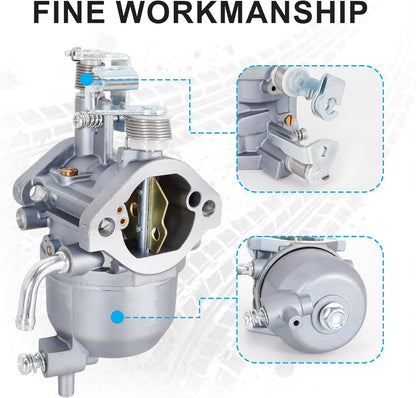 Carburetor Compatible with Engine E-Z-GO RXV, 2010-2014 Valor ST 400 MPT 800 Refresher 1200 Cushman 280 Commander 2200 Bellhop, 2010-2015 TXT, Carburetor for 13HP FJ400D Engine Motor Golf Cart