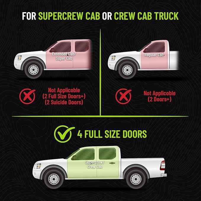 POPSTORE Underseat Storage Box Upgraded Rear Under Seat Organizer Cargo Box Compatible with 2015-2026 Ford F150 SuperCrew & Crew Cab, 2017-2026 Ford F250 F350 F450 F550 Super Duty