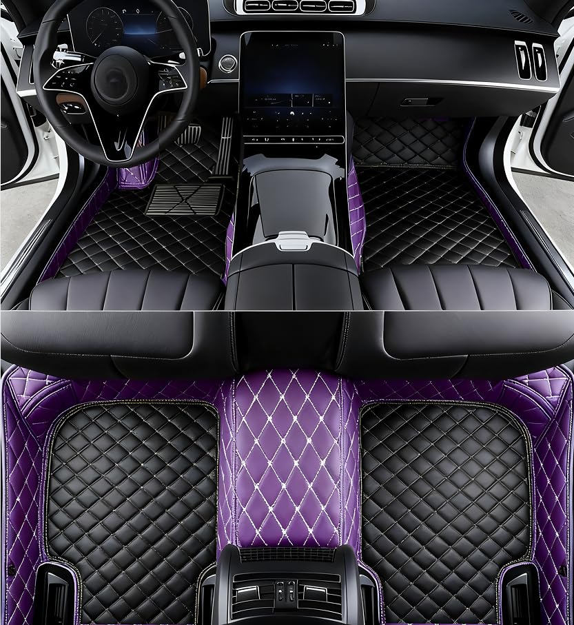 Custom All Weather Protection Leather Car Floor Mats for Cars Sedan SUV Sports Car Waterproof Floor Mat