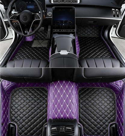 Custom All Weather Protection Leather Car Floor Mats for Cars Sedan SUV Sports Car Waterproof Floor Mat