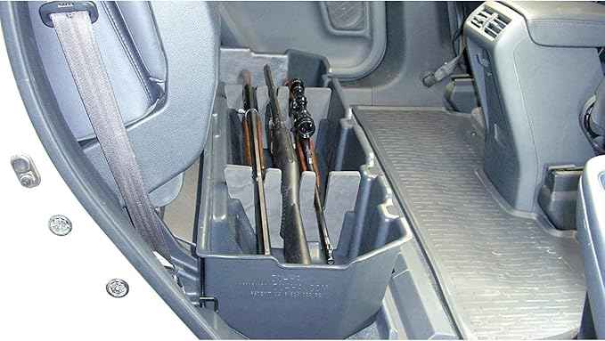DU-HA Under Seat Storage Fits 06-14 Honda Ridgeline, Gray, Part #50039