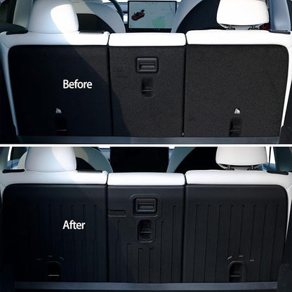 for Tesla Model Y Juniper Rear Seat Back Cover All Weather TPE SeatBack Liner Pad Back Protector Interior Accessories 2025 2026 (5 Seats)