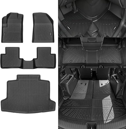 Custom Fit Floor Mats for Dodge Dart 2013-2016, All Weather TPE Floor Liners with Trunk Mat, Odorless Full Set Interior Accessories