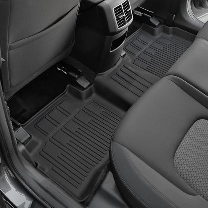 Floor Mats Set for 2023-2025 2026 Kia Sportage Gas, Full Coverage All Weather Floor Mats Cargo Mat with Backrest Protectors & Door Sill Guards for Sportage Accessories (No for Hybrid)