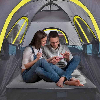 Umbrauto Truck Bed Tent with Awning: 5.5'-5.8' PU3000mm Waterproof Pickup Truck Tents, Easy Set-up for 2 Person, Fits Full Size Short Bed, Chevy, Dodge, Ford, GMC, Blue