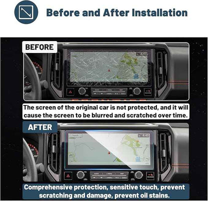 Screen Protector for Nissan Frontier 12.3" GPS Display Touchscreen 9HD Anti-Scratch Tempered Glass Compatible 2025 2026 Nissan Frontier S/SV/Pro-X/Pro-4X/SL Accessories Frontier 2025 Screen Cover