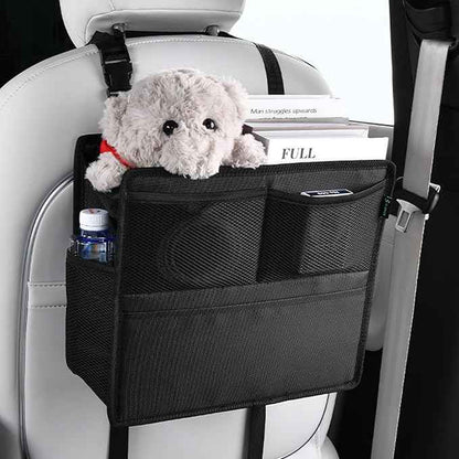 FLORICH Car Backseat Organizer and Trash Can 2-in-1, Premium Hanging Front and Seat Back Organizer, Waterproof Organizer Storage Upgraded for Car Truck SUV