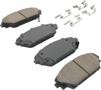 Premium Ceramic Front Brake Pads (1001-1728C) Compatible with Mazda 3 2014-2018, Mazda CX-3 2016-2022