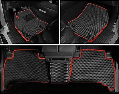 CLIM ART All-Weather Car Floor Mats Compatible with Lexus GX 2014-2023, Custom-Fit Heavy-Duty Floor Liners for Cars & SUVs, Car Accessories for Men & Women, Red - FL051514248