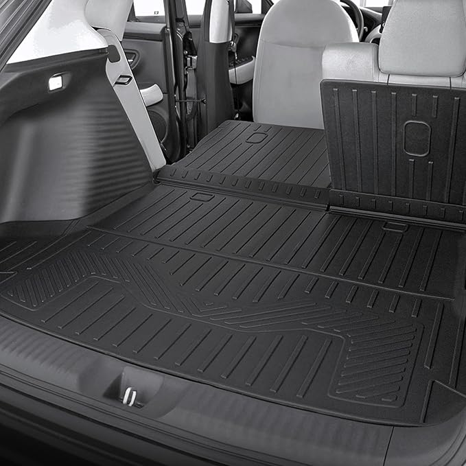 Cargo Mat Backrest Mats for 2023-2025 2026 Honda HR-V, All Weather TPE Backrest Mat Trunk Mat Cargo Liner Storage Mats Accessories for HRV (Backrest Mats + Cargo Mat)