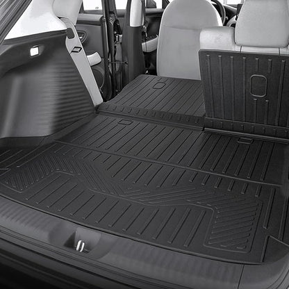 Cargo Mat Backrest Mats for 2023-2025 2026 Honda HR-V, All Weather TPE Backrest Mat Trunk Mat Cargo Liner Storage Mats Accessories for HRV (Backrest Mats + Cargo Mat)