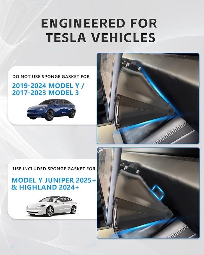 Under Screen Storage Box Designed for Tesla Model Y 2019~2024, Model Y Juniper 2025+, Model 3 2017-2023, Model 3 Highland 2024+, [Hidden Design] Center Console Organizer Tray Accessories