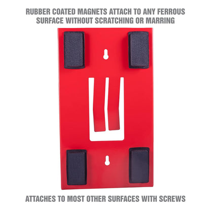 OEMTOOLS 23123 Red Magnetic Glove Dispenser, Disposable Gloves Box Holder, Magnetic Glove Box Holder for Wall Mount