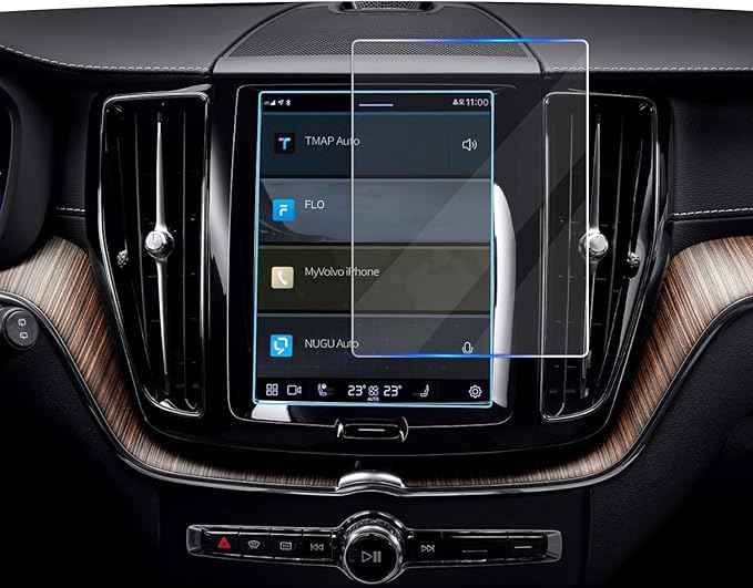 Tempered Glass Screen Protector for XC40 XC60 (2018-2025),XC90 (2016-2025),V90 (2017-2025), S60 S90 V60 (2019-2025) Screen Film Compatible With Volvo 2025 2024 2023 2022 Accessories - 8.7 inch