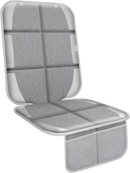 Meolsaek Car Seat Protector, Non-Slip Backing Will Not Leave Imprint, Waterproof Thicker Car Seat Cover for SUV, Sedan, Truck, Leather Car Seat Cushion (Gray 1pc)