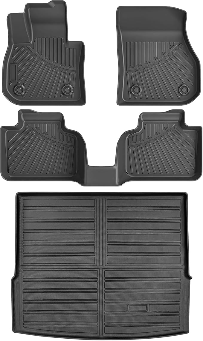 Cartist Floor Mats and Cargo Liner Fit for BMW X1 2023 2024 2025 All Weather Floor Mat X1 Accessories Heavy Duty Carpet Protection
