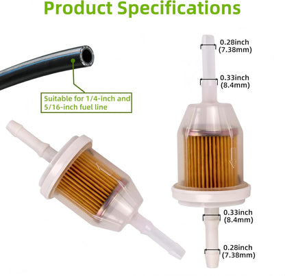 Club Car DS Tune Up Kit (1992-Up) - Includes Air Filter 1015426, Oil Filter & 2 Fuel Filters | Compatible with FE290 4-Cycle Engines | Golf Cart Maintenance Kit | OEM Replacement Parts