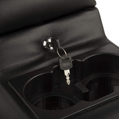 Rugged Ridge Center Console for Jeep CJ/Wrangler YJ | Vinyl, Black | 13102.01 | Fits 1976-1995 Jeep CJ & Wrangler YJ
