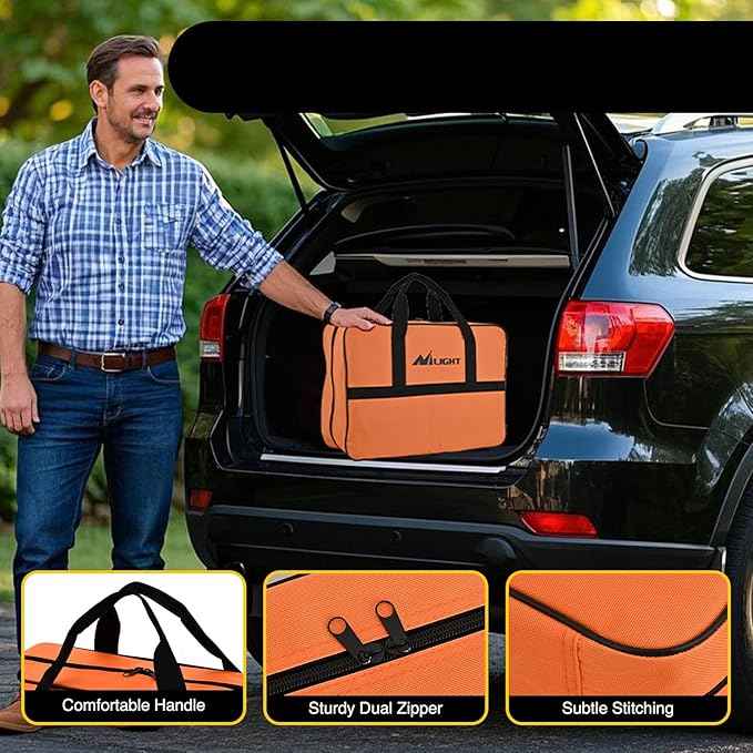 Nilight Car Emergency Kit with Jumper Cable Air Compressor Tire Repair Essential Tools First Aid Alligator Connector Electrical Kit for Travel Camping Outdoor Cars Truck SUV RV