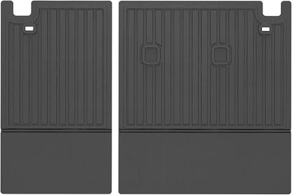 FREEMOTOR802® Backrest Mats Seat Back Protector, Compatible with 2024-2025 Toyota Grand Highlander W/3rd Row Seats, All Weather Rear Row Seat Backrest Protector Trunk Cargo Liner, Black TPE 2PCS Set