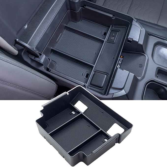 PIMCAR Full Center Console Organizer for 2023-2026 Refreshed Chevy Silverado/GMC Sierra 1500, 2024-2026 Silverado/Sierra 2500HD 3500HD (Full Console w/Bucket Seats ONLY)