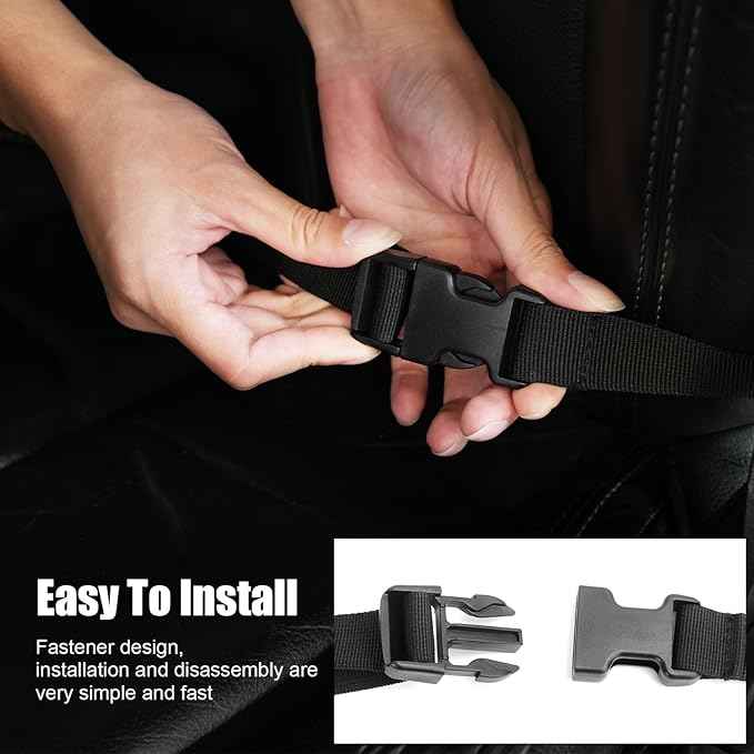 Universal Tactical Vehicle Back Seat Organizer with 5 Detachable Pouches Tactical Gear