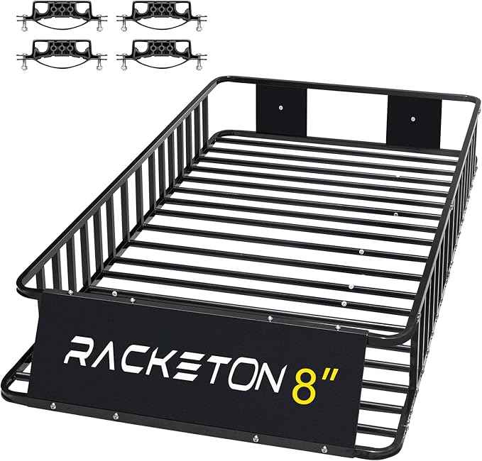 74” x 39” x 8” Small SUV Roof Rack Cargo Basket