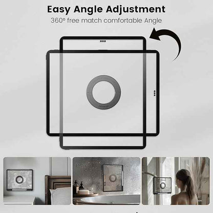 Nillkin iPad Magnetic Wall Mount Holder, Tablet Holder Magnets Mount for Kitchen car,Kids,Bathroom, Car headrest Backseat, Mount for Apple TV, Router, Smart Home hub, Photo