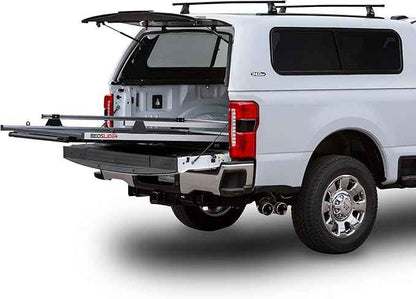 Bedslide 1000 Classic Sliding Truck Bed Organizer, 58 x 41-Inch, Capacity 1000 lbs, Truck Bed Storage Drawer, Fits 2024 Toyota Tacoma, No-Drill Brackets Included, Silver