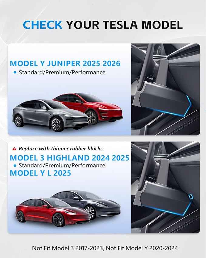 (Upgraded for Tesla Model Y Juniper Under Screen Storage Organizer 2025-2026 [Cyber-Inspired], Model 3 Highland 2024-2025 Center Console Organizer Tray for Tesla Model Y Juniper Accessories