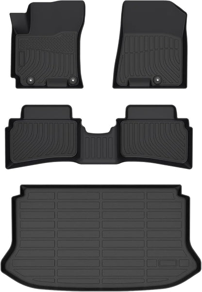 Cartist Floor Mats and Cargo Liner Fit for Venue 2020-2025 2026 (for Cargo Tray Upper Position) All Weather Floor Mat Venue Accessories Heavy Duty