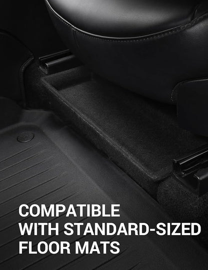 Motrobe 2PCS Tesla Model Y Under Seat Storage Box Organizer Underseat Hidden Tray with Lid for 2020-2024 Model Y Interior Accessories