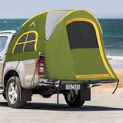 Pickup Truck Tent, Waterproof PU2000mm Double Layer for FT Truck Bed, Portable Bed Tent for Camping