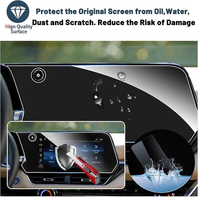 2025 2026 Equinox Screen Protector for 2026 Chevy Equinox 11" Dashboard & 11.3" GPS Display Touch,9HD Anti-glare Scratch Tempered Glass Compatible with 2025 2026 Chevy Equinox LT/RS/ACTIV Accessories