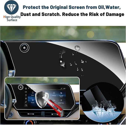 2025 2026 Equinox Screen Protector for 2026 Chevy Equinox 11" Dashboard & 11.3" GPS Display Touch,9HD Anti-glare Scratch Tempered Glass Compatible with 2025 2026 Chevy Equinox LT/RS/ACTIV Accessories