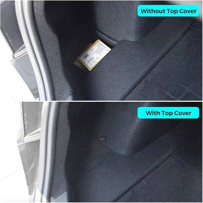 Car Rear Trunk Left Storage Box Organizer Interior Space Trunk Organizer Case Compatible For Tesla Model 3 2022