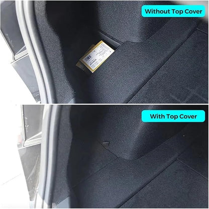 Car Rear Trunk Left Storage Box Organizer Interior Space Trunk Organizer Case Compatible For Tesla Model 3 2022