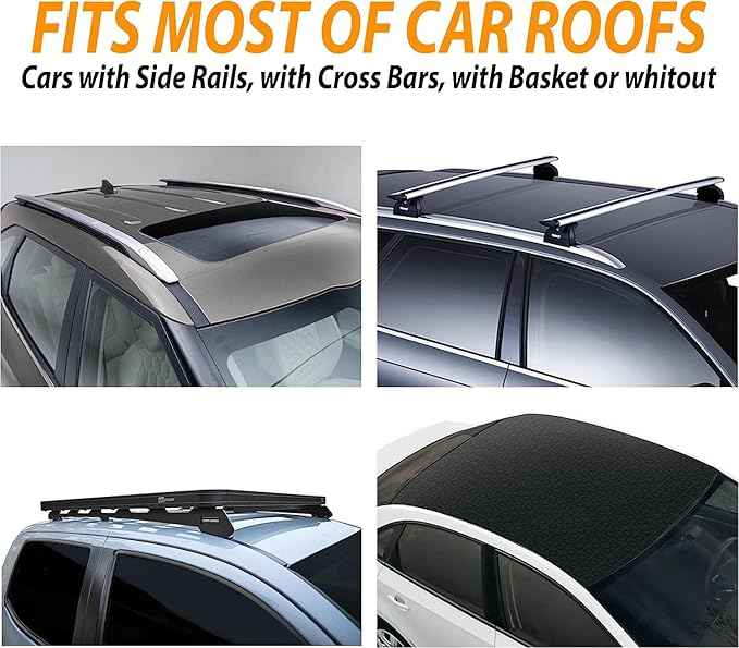 Zone Tech 21 Cubic Feet Car Rooftop Cargo Bag Carrier Soft Shell Waterproof Protective Tear and Dust Resistant Includes 6 Hooks, Anti Slip Mat, Bonus Safety Luggage Lock