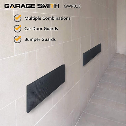 Ampulla GWP02S Garage Wall Protector Car Door Protectors, Designed in Germany (4-Pack)