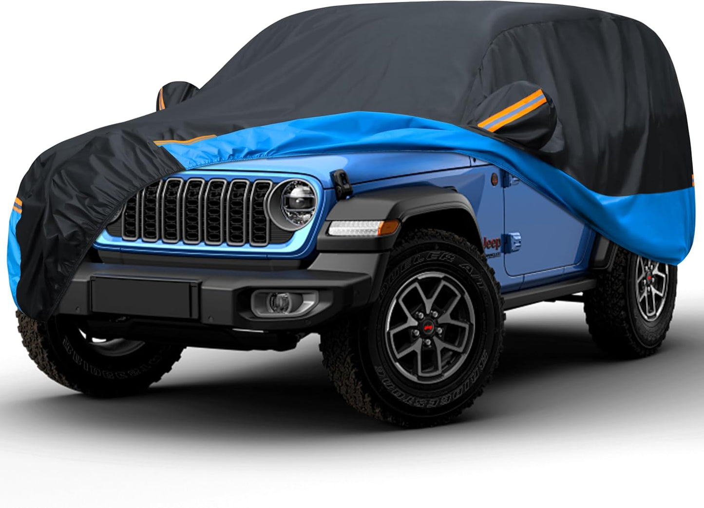 Car Cover Waterproof All Weather Outdoor Windproof Dustproof UV Protection Fit SUV - AutoBay