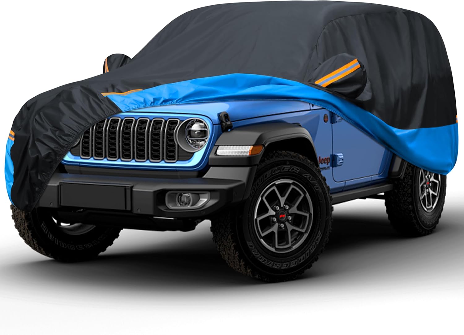 Car Cover Waterproof All Weather Outdoor Windproof Dustproof UV Protection Fit SUV - AutoBay